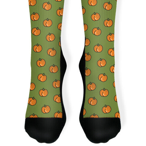 Pumpkin Butt Pattern Sock