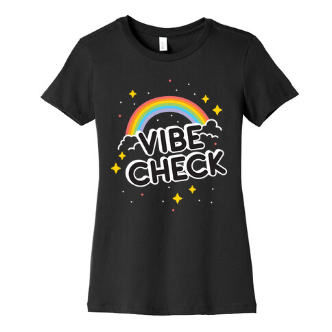 Vibe Check Rainbow Womens T-Shirt