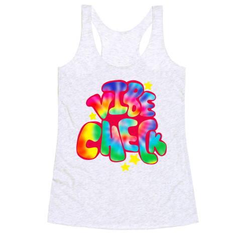 Trippy Vibe Check Racerback Tank Top