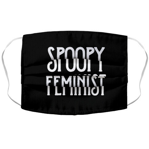 Spoopy Feminist Accordion Face Mask