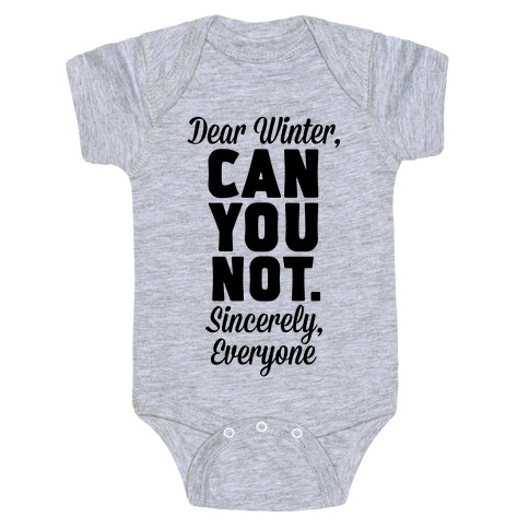 Dear Winter Baby One-Piece