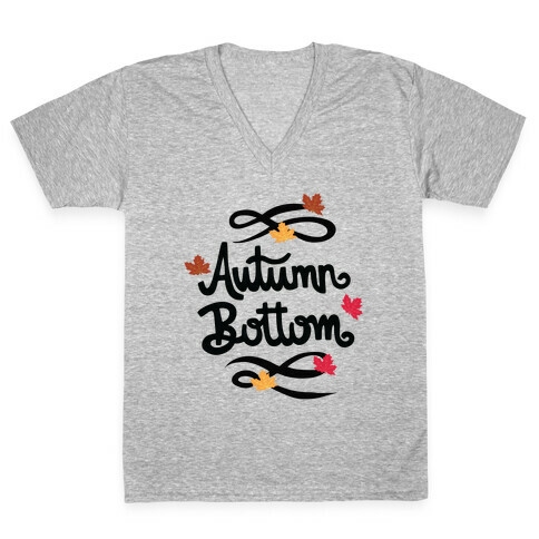 Autumn Bottom V-Neck Tee Shirt