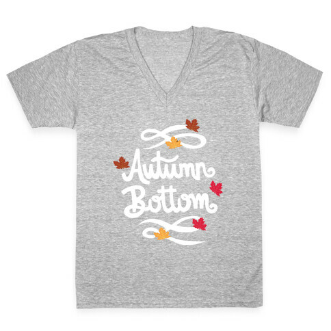 Autumn Bottom V-Neck Tee Shirt