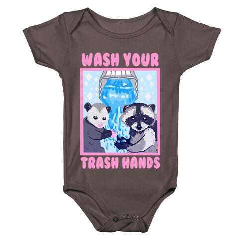 Wash Your Trash Hands Baby One-Piece