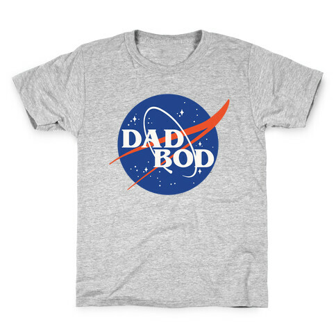 Dad Bod Nasa Parody Kids T-Shirt