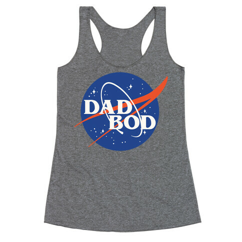 Dad Bod Nasa Parody Racerback Tank Top