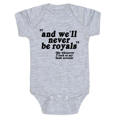 Royals Baby One-Piece