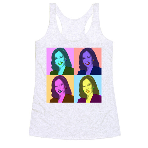 Pop Art Kamala Racerback Tank Top