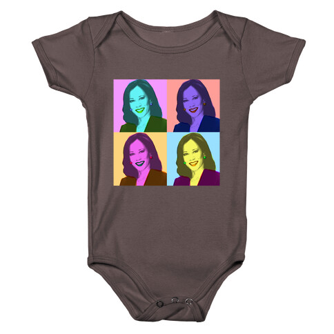 Pop Art Kamala Baby One-Piece