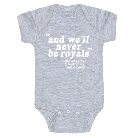 Royals Baby One-Piece