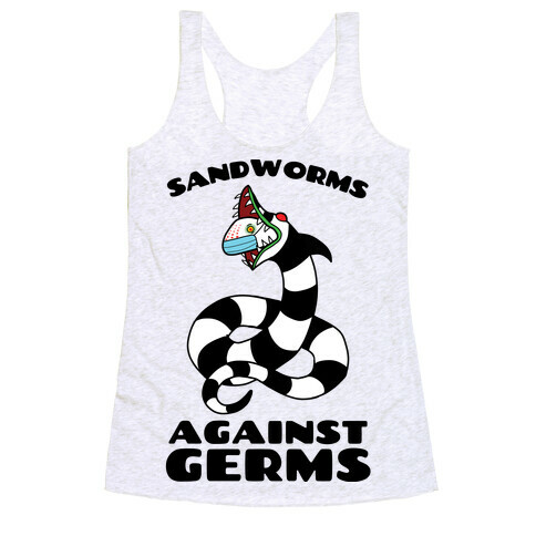 Sandworms Against Germs Racerback Tank Top