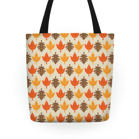 Autumn Leaves Pattern Tote