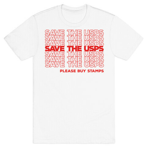 Save The USPS Thank You Bag Style T-Shirt