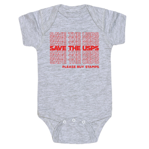 Save The USPS Thank You Bag Style Baby One-Piece