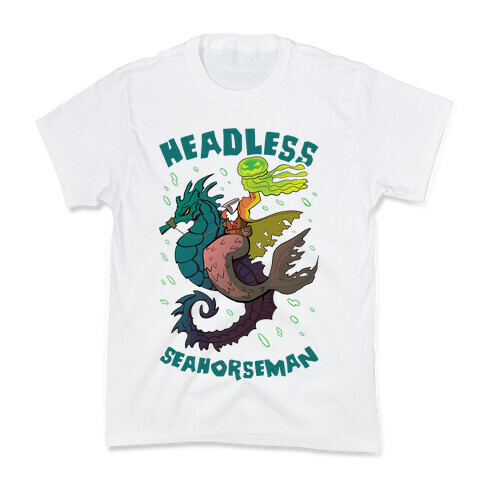 Headless Seahorseman Kids T-Shirt