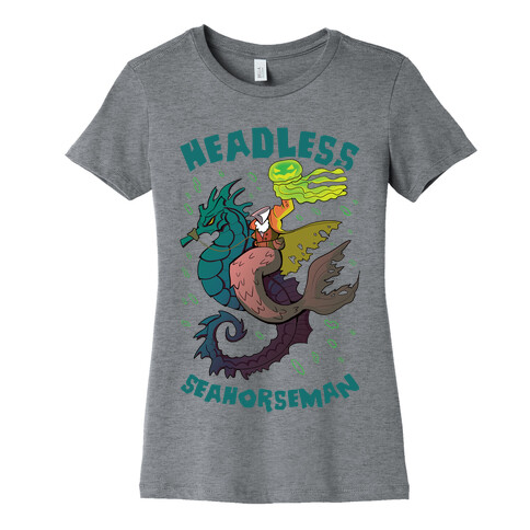 Headless Seahorseman Womens T-Shirt