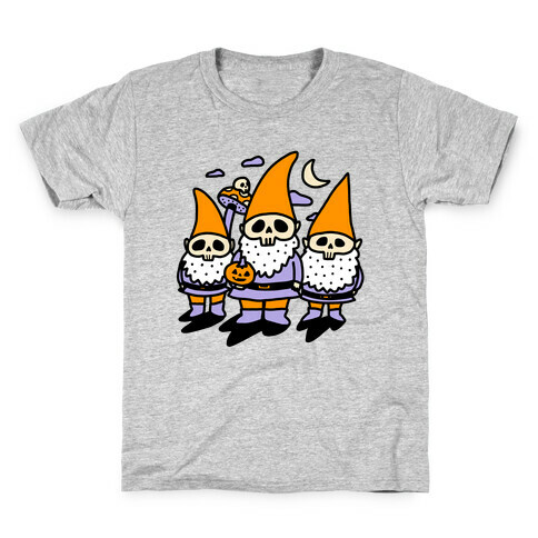 Happy Hall-Gnome-Ween (Halloween Gnomes) Kids T-Shirt