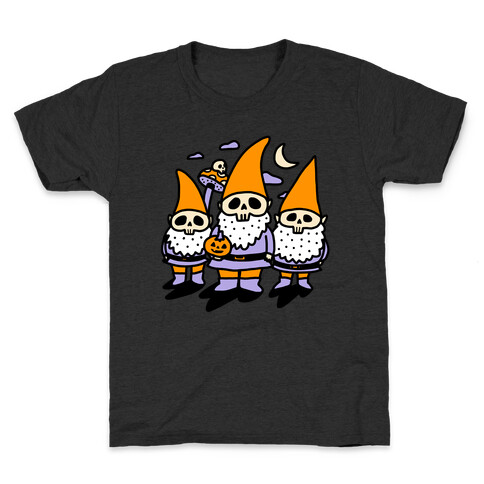 Happy Hall-Gnome-Ween (Halloween Gnomes) Kids T-Shirt