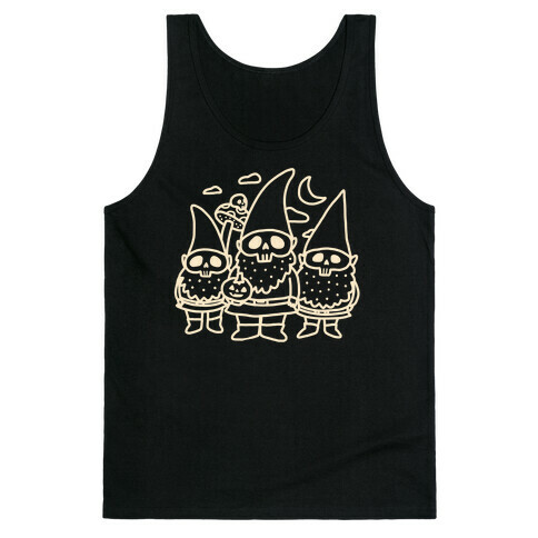 Happy Hall-Gnome-Ween (Halloween Gnomes) Tank Top
