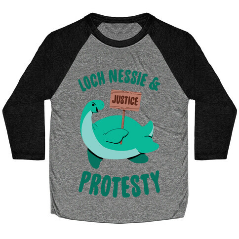 Loch Nessie & Protesty Baseball Tee