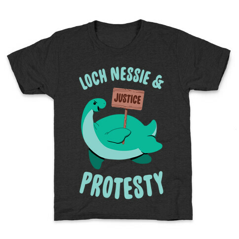 Loch Nessie & Protesty Kids T-Shirt