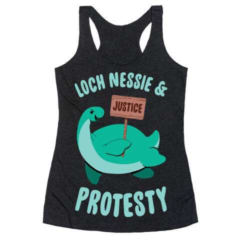 Loch Nessie & Protesty Racerback Tank Top