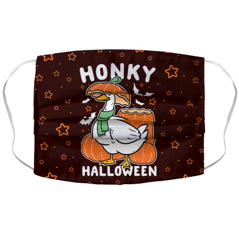 Honky Halloween Accordion Face Mask