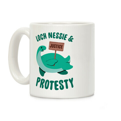 Loch Nessie & Protesty Coffee Mug