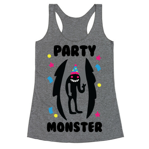 Party Monster : Mothman Racerback Tank Top