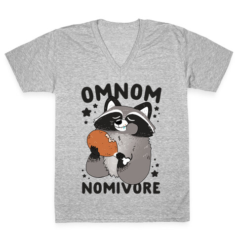 Omnomnomivore V-Neck Tee Shirt