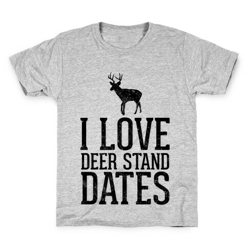 I Love Deer Stand Dates Kids T-Shirt