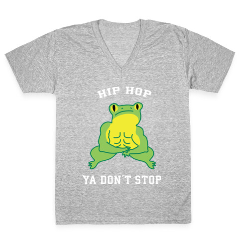 Hip Hop Ya Don't Stop V-Neck Tee Shirt