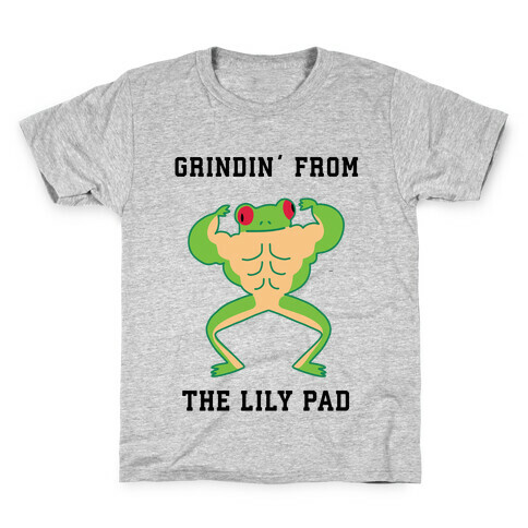 Grindin' from the Lily Pad Kids T-Shirt