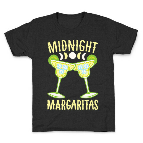 Midnight Margaritas White Print Kids T-Shirt