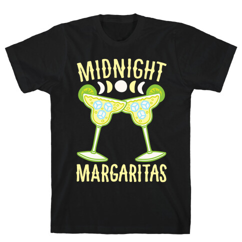 Midnight Margaritas White Print T-Shirt