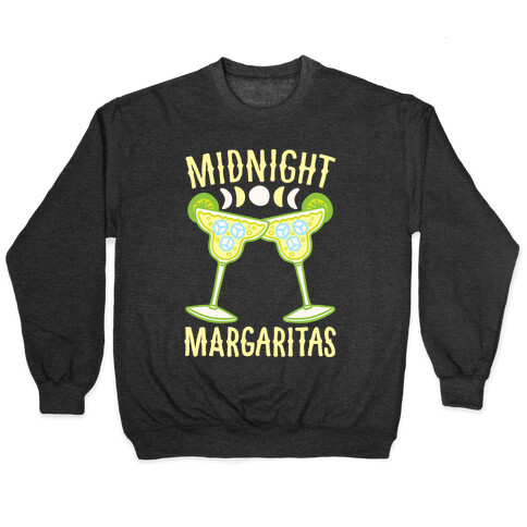 Midnight Margaritas White Print Pullover