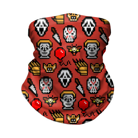 Slashers Pixel Pattern Neck Gaiter