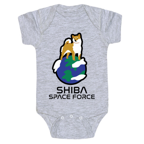 Shiba Space Force Baby One-Piece