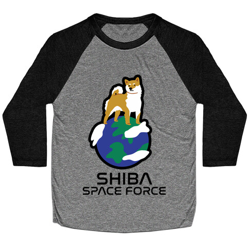 Shiba Space Force Baseball Tee