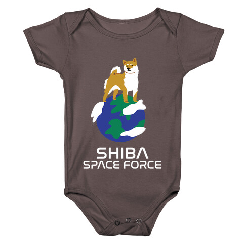 Shiba Space Force Baby One-Piece