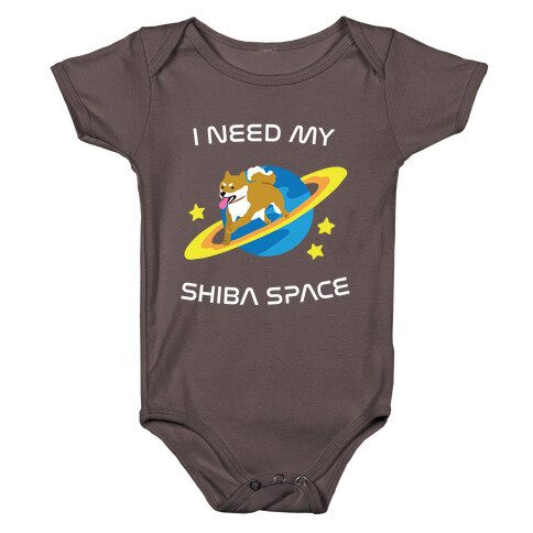 I Need My Shiba Space Baby One-Piece