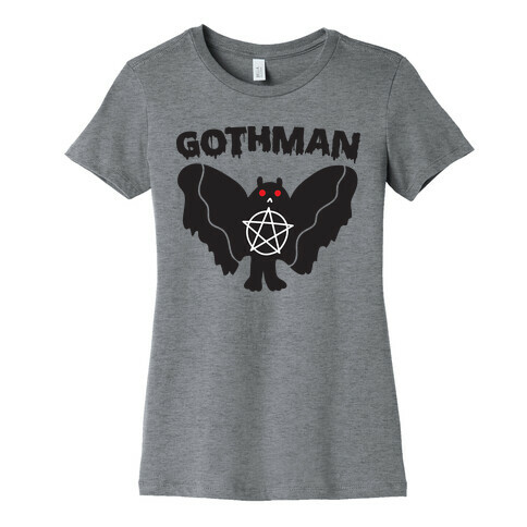 Gothman Goth Mothman Womens T-Shirt
