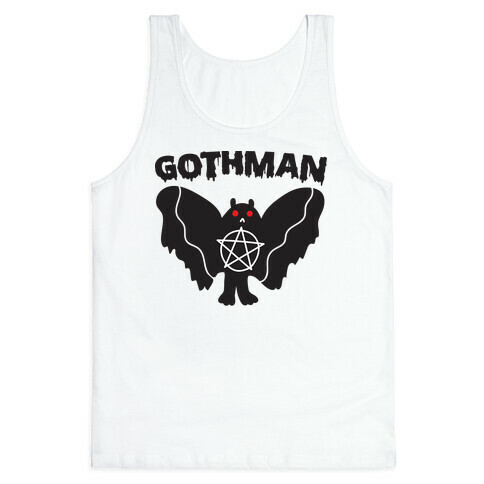 Gothman Goth Mothman Tank Top