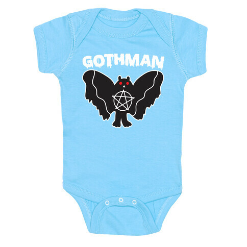 Gothman Goth Mothman Baby One-Piece