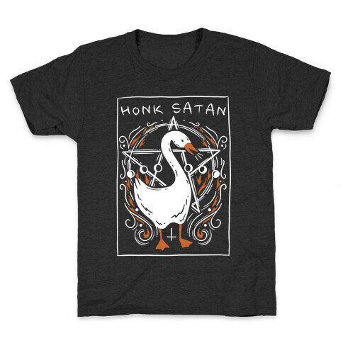 Honk Satan Goose Kids T-Shirt