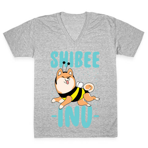 Shibee Inu V-Neck Tee Shirt