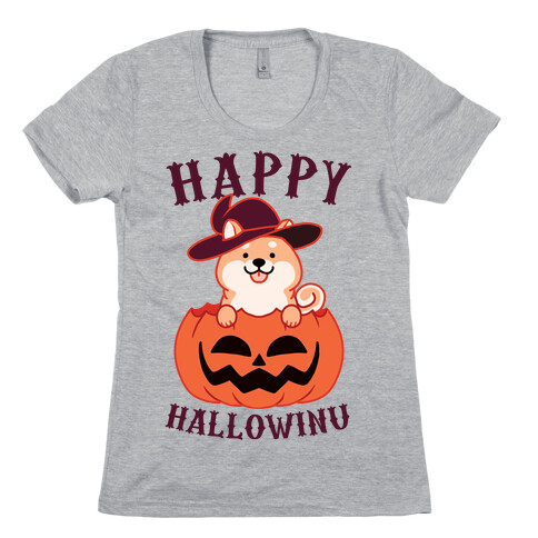 Happy Hallowinu Womens T-Shirt