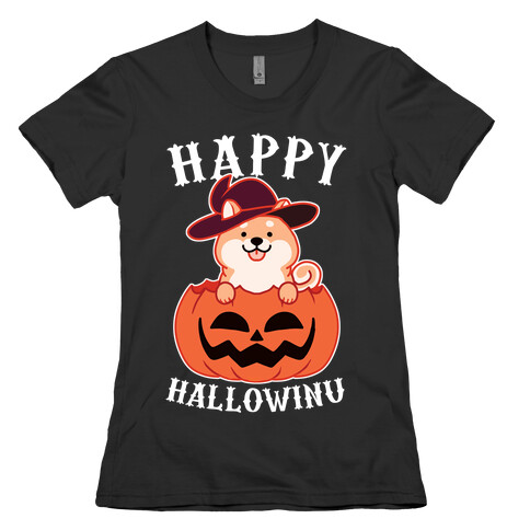 Happy Hallowinu Womens T-Shirt