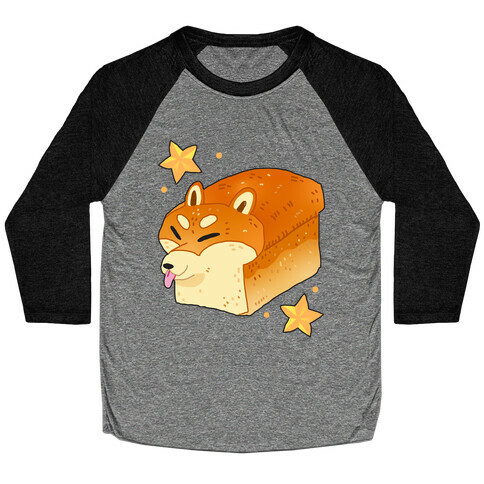 Shiba Inu Loaf Baseball Tee