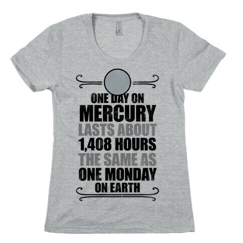 One Day On Mercury Womens T-Shirt